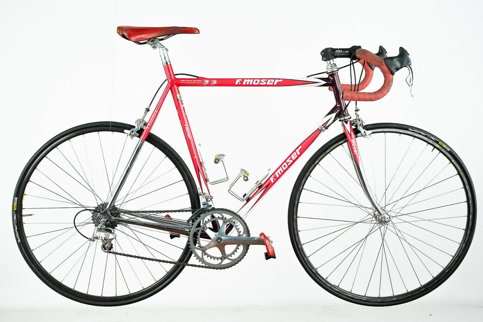 MOSER LEADER AX ORIA CAMPAGNOLO RECORD 8s SPEED STEEL ROAD BIKE VINTAGE OLD - Fresh Stock Dated February 2026
