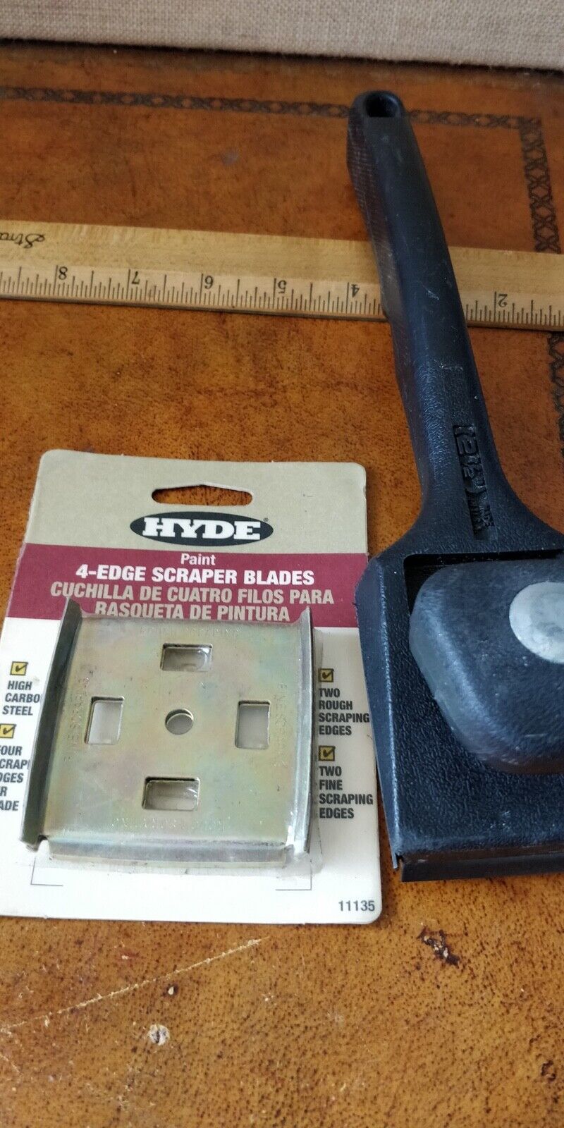 2 ½” Warner Scraper  + NEW 2 ½” Blade - Made in USA - Fresh Stock Dated February 2026