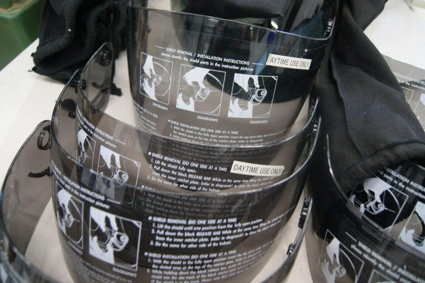 Large Lot of 18+ GMAX Visors and Other Accessories, Brand New Old Stock, L-3511 - Fresh Stock Dated February 2026