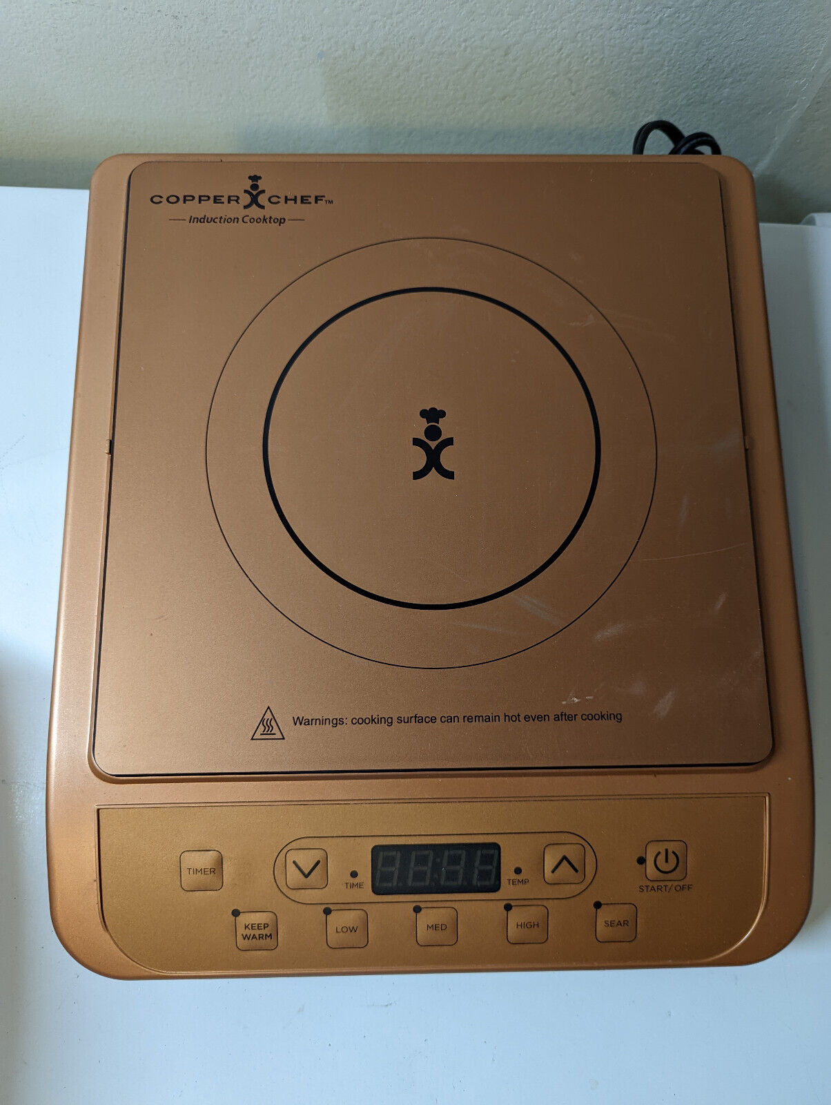 COPPER CHEF INDUCTION COOKTOP PORTABLE COUNTERTOP - KC16067-00300 with 9.5