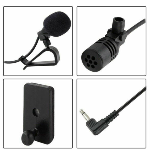 NEWLY Microphone For Car Stereo GPS DVD Bluetooth Enabled External Mic Ship US - Fresh Stock Dated December 2025