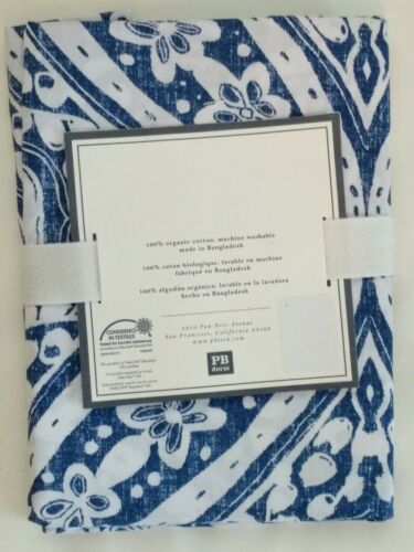 1 Pottery Barn Teen Dorm Organic Izzi Rings Sham STANDARD Royal Navy Blue - Fresh Stock Dated December 2025