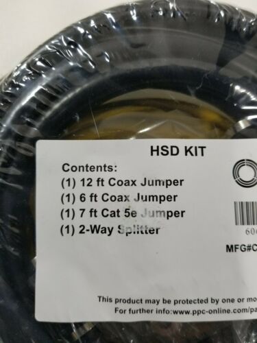 PPC, HSD kit, MFG# CH-SIK-DATA-02.  Home/Office Phone & Data Cable Kit - Fresh Stock Dated December 2025