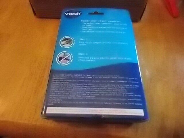 BRAND NEW NIB VTech Car Charger Adaptor MobiGo & V Reader On The Go - Fresh Stock Dated February 2026