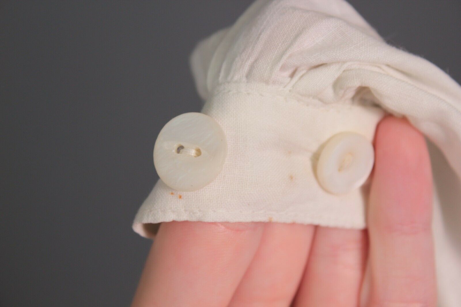 VTG Women's Antique Edwardian Early 1900s White Skirt W Eyelet Sz M - Fresh Stock Dated February 2026