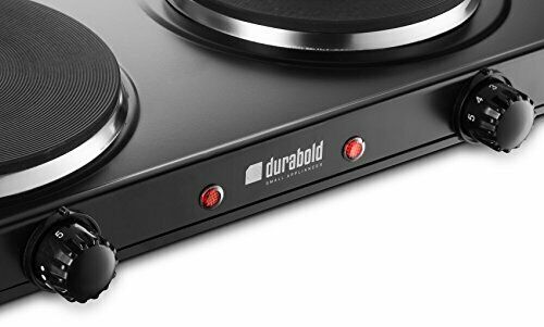 Kitchen Countertop Cast-Iron Double Burner - Stainless Steel Body – Sealed Bu... - Fresh Stock Dated February 2026