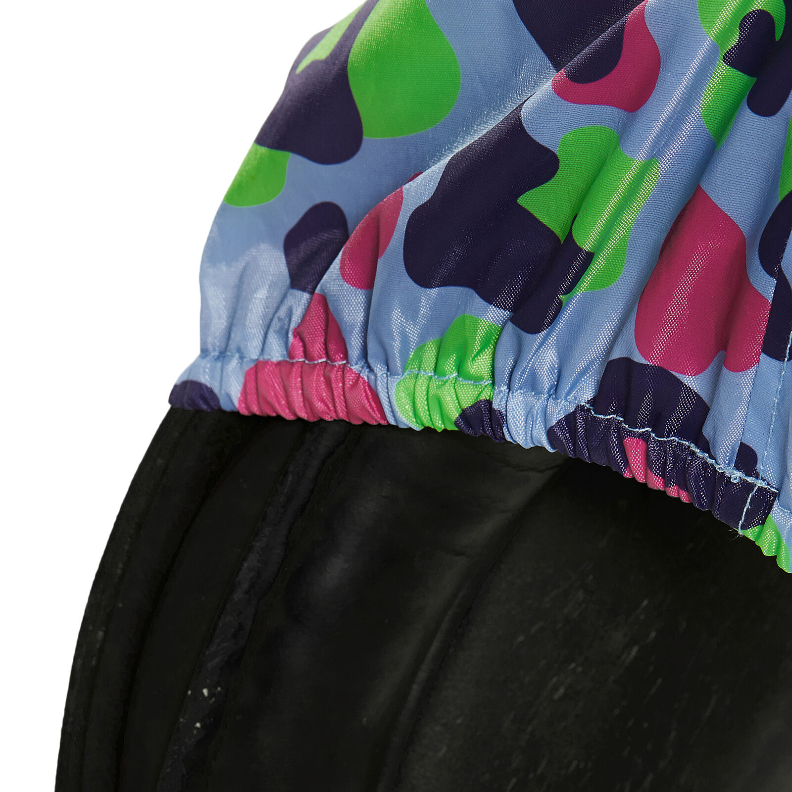 Derby House Print Waterproof Ride On Saddlery Saddle Cover - Neon Leopard - Fresh Stock Dated December 2025
