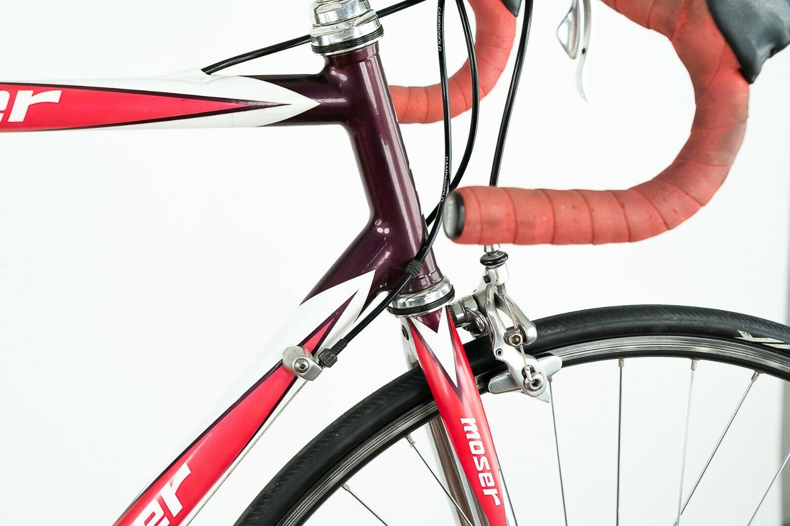 MOSER LEADER AX ORIA CAMPAGNOLO RECORD 8s SPEED STEEL ROAD BIKE VINTAGE OLD - Fresh Stock Dated February 2026