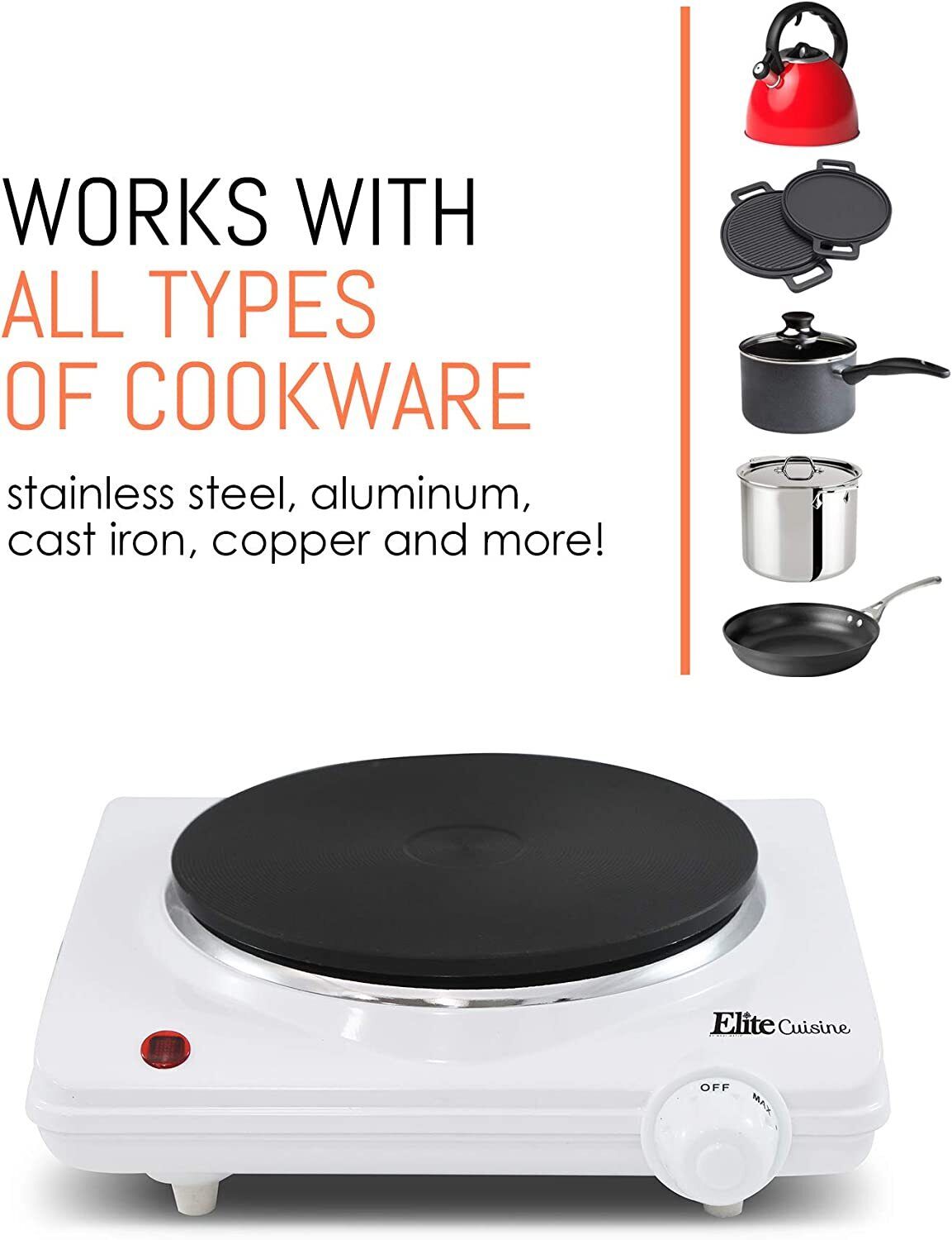 Estufas Electricas Estufa Hornilla Para Casa Apartamento Cocina Portatil - Fresh Stock Dated February 2026