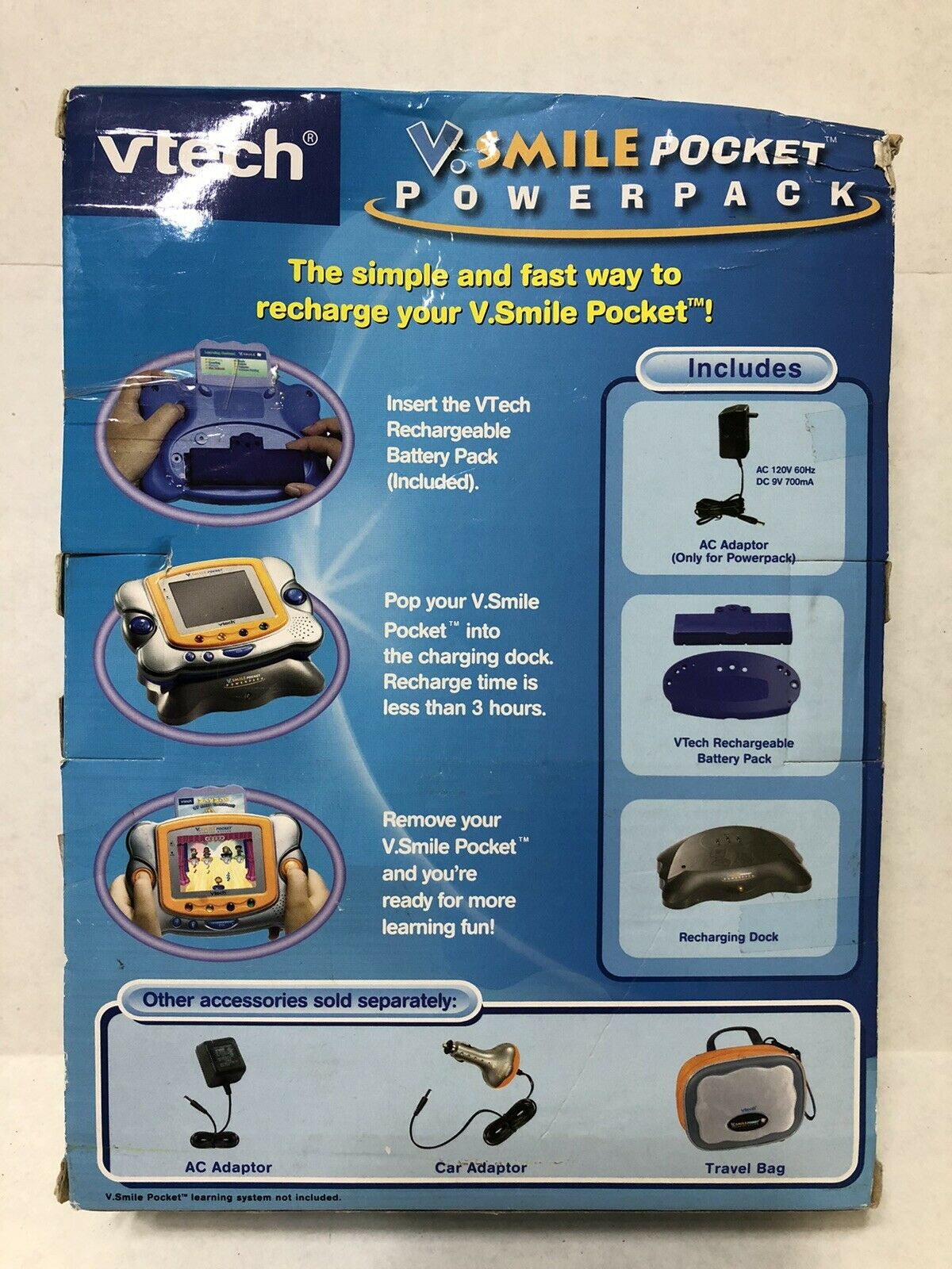 V-Tech V.SMILE Pocket PowerPack Charging Station - BRAND NEW - Fast Ship - Fresh Stock Dated December 2025