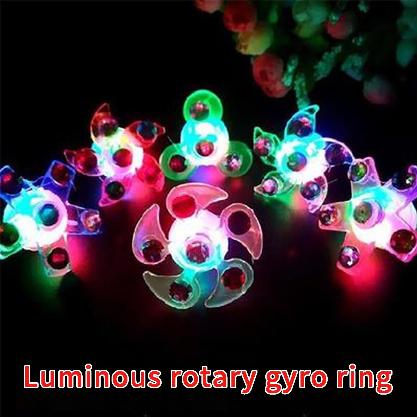 Kids Party Favors LED Glow Rings Glow In The Dark Place Value Cubes Magnetic - Fresh Stock Dated February 2026