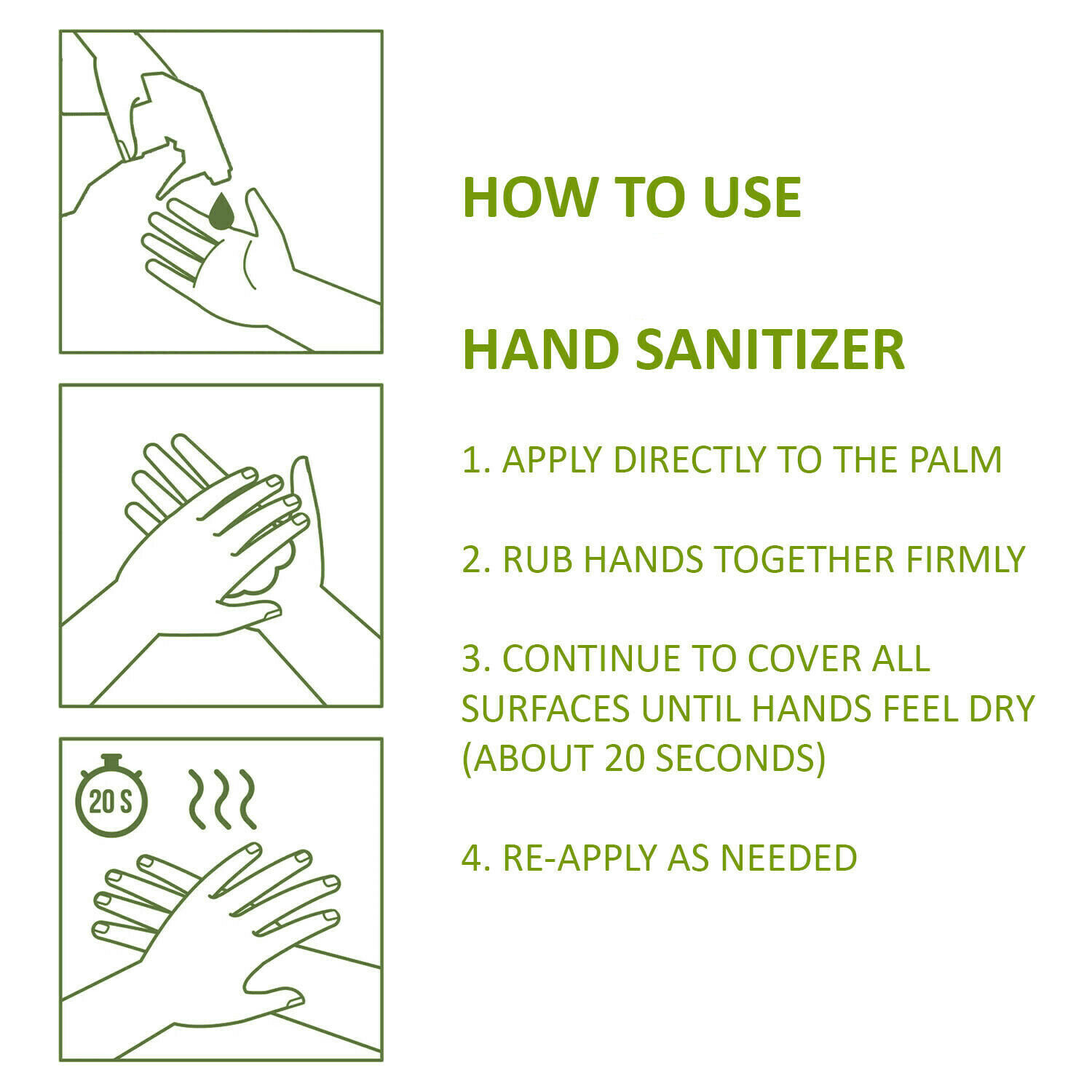 Hand Sanitizer Spray | 80% Alcohol (Made USA) | 2oz to 32 ounce (Same Day Ship) - Fresh Stock Dated February 2026
