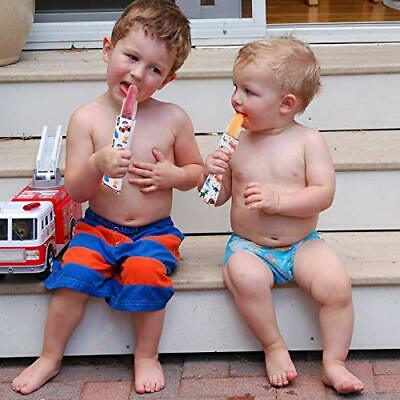 Set of 8 Popsicle Holder Bags - Neoprene Insulator Ice Pop Sleeve Set Popsicl... - Fresh Stock Dated February 2026