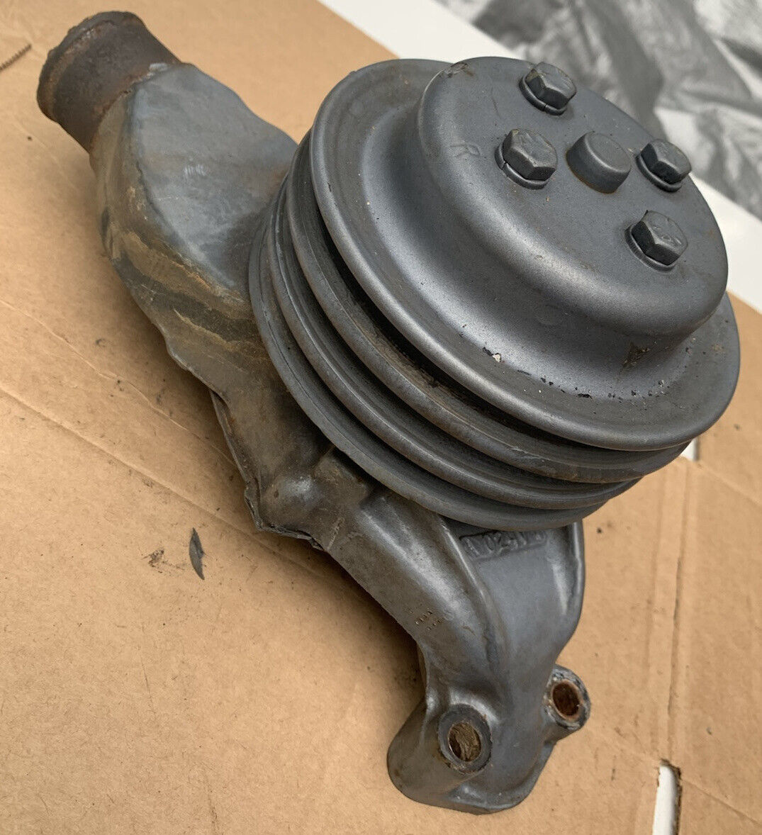 YAMAHA # 10251200 Stern Drive Water Pump & Pulley from V6 4.3L - Fresh Stock Dated February 2026