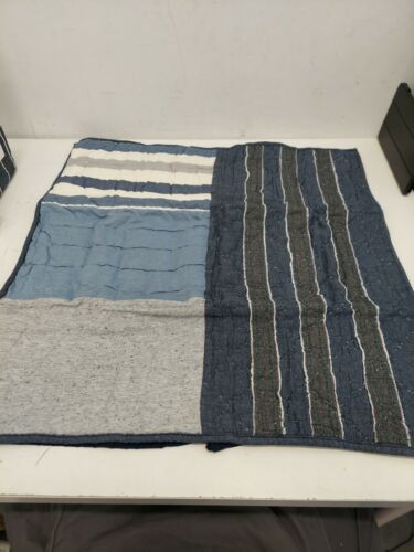 Pottery Barn Kids Sullivan Sports Quilted Pillow Sham Euro 2 Pack NEW With Tags - Fresh Stock Dated December 2025