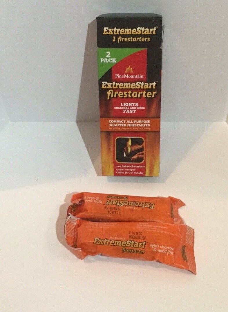 Pine Mountain ExtremeStart Firestarter NEW 2 pack 152371 - Fresh Stock Dated December 2025