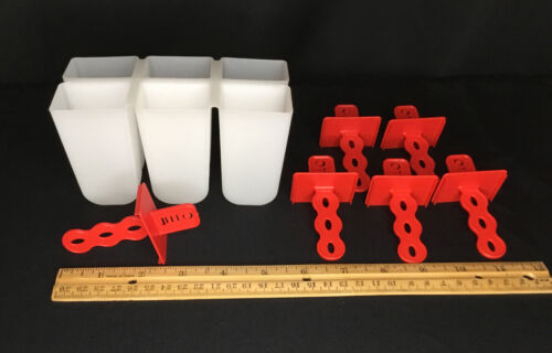 Jello Frozen Popsicle Molds Homemade Ice Cream Pudding Pop Reusable Tray 3-Sets - Fresh Stock Dated December 2025