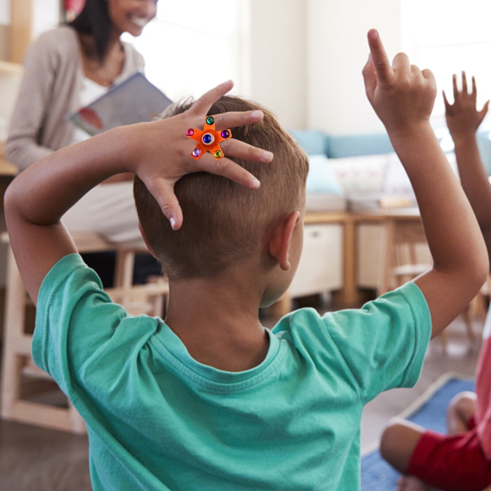 Kids Party Favors LED Glow Rings Glow In The Dark Place Value Cubes Magnetic - Fresh Stock Dated February 2026
