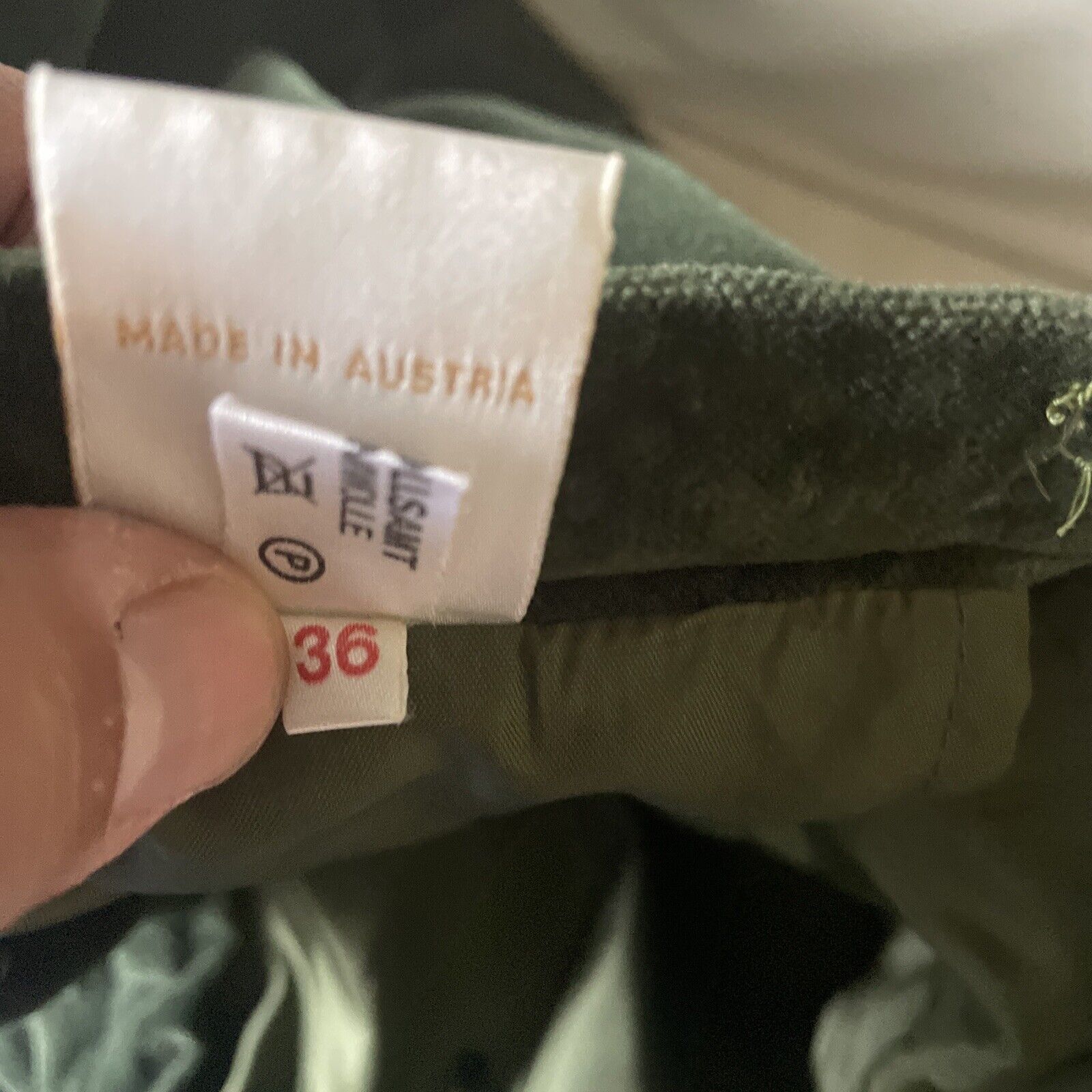 lot of 3 Vintage german skirts drindl original boos, leather, embroidered 36-38 - Fresh Stock Dated March 2026