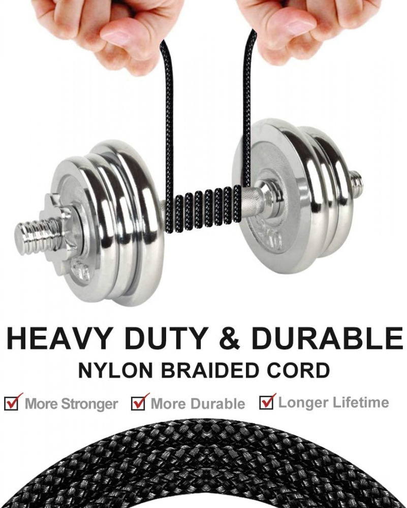 USB A to C Cable Fast Charging, [5-Pack, 3ft+3ft+6ft+6ft+10ft, Black - Fresh Stock Dated February 2026