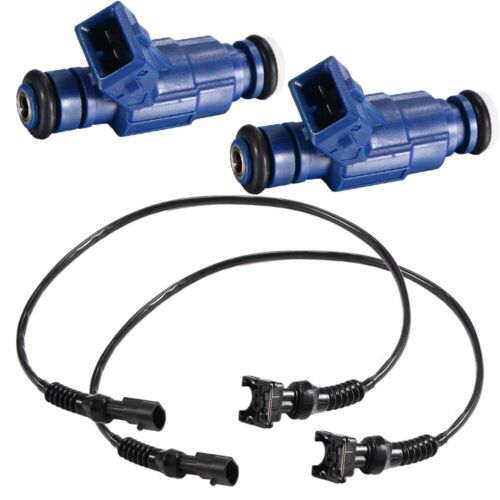 2Pair Fuel Injector with Harness For 2004-2008 Polaris Sportsman 700 EFI US Fast - Fresh Stock Dated February 2026
