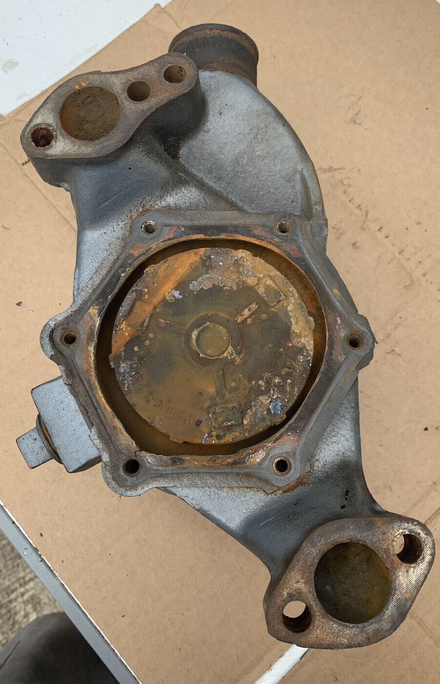 YAMAHA # 10251200 Stern Drive Water Pump & Pulley from V6 4.3L - Fresh Stock Dated February 2026