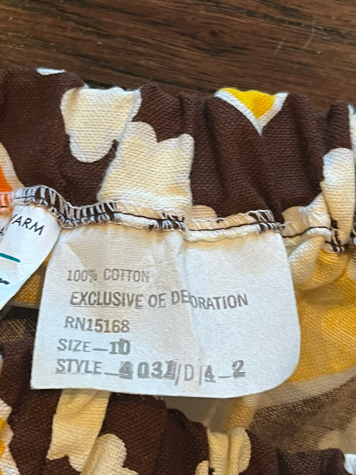 Vintage 1970's JC Penney's Floral Maxi Skirt Loungewear Cottage Core Small - Fresh Stock Dated March 2026