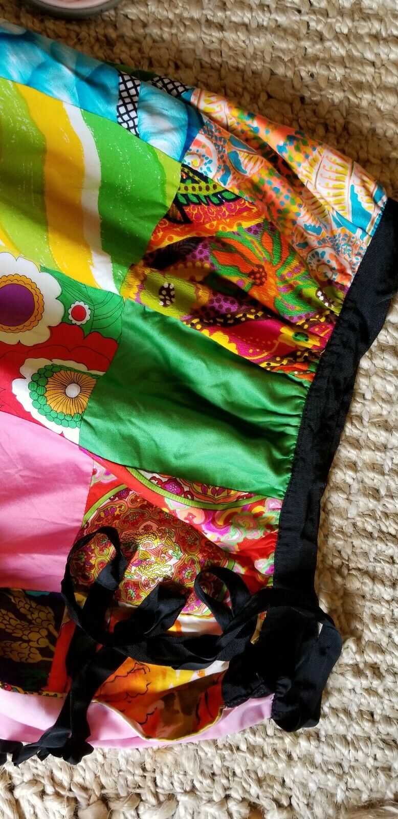 Vtg Retro ALICE Polynesian Fashions Wrap Hostess mod MAXI Tiki Skirt OSFA Hawaii - Fresh Stock Dated February 2026