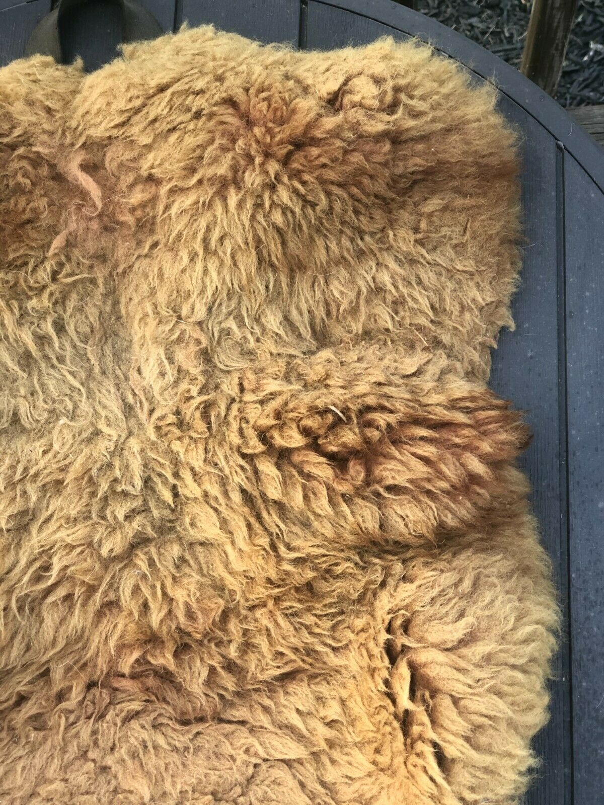 Vintage Sheepskin Saddle Cover Pad Sheep Skin Cushion Horse Tack Equestrian - Fresh Stock Dated December 2025