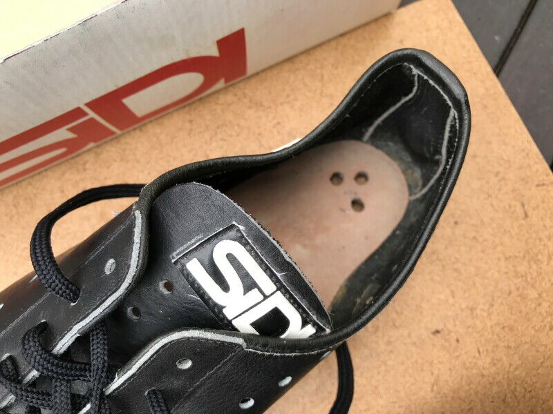 Cool NOS Vintage Sidi size 40  leather cycling shoes L'eroica - Fresh Stock Dated December 2025