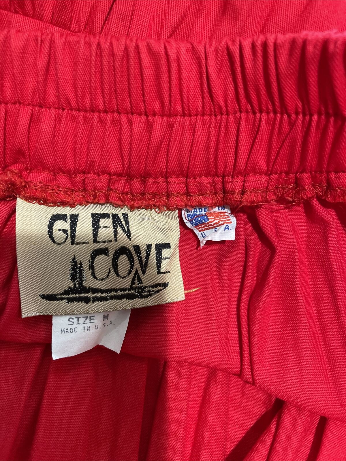 Vintage 100% Cotton Tiered Gathered SZ M GLEN COVE - Fresh Stock Dated March 2026