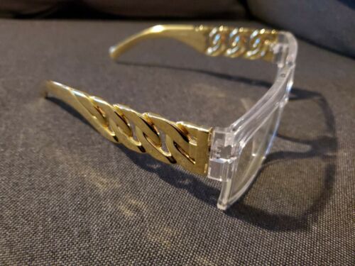 Run DMC 80's-90's Hip Hop Thug Rapper Pimp Biggie Gangsta Glasses Halloween - Fresh Stock Dated February 2026