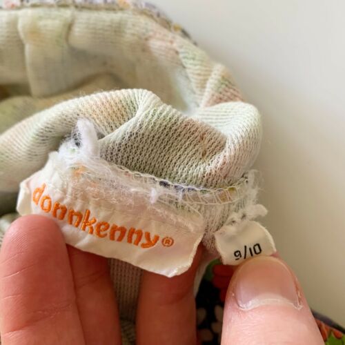 Vintage 60s Flower Power Floral Mod Hippie Quilted Long Skirt Flower Psychedelic - Fresh Stock Dated February 2026