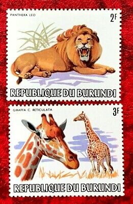 Burundi Stamps Scott # 589-600 XF OG NH Scarce Animal Set of 12 CV:8 - Fresh Stock Dated December 2025