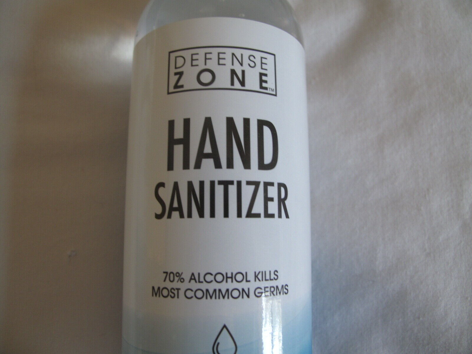 (10) NEW Bottles Defense Zone 12oz Hand Sanitizer 70% Ethyl Alcohol w/Aloe Vit E - Fresh Stock Dated February 2026