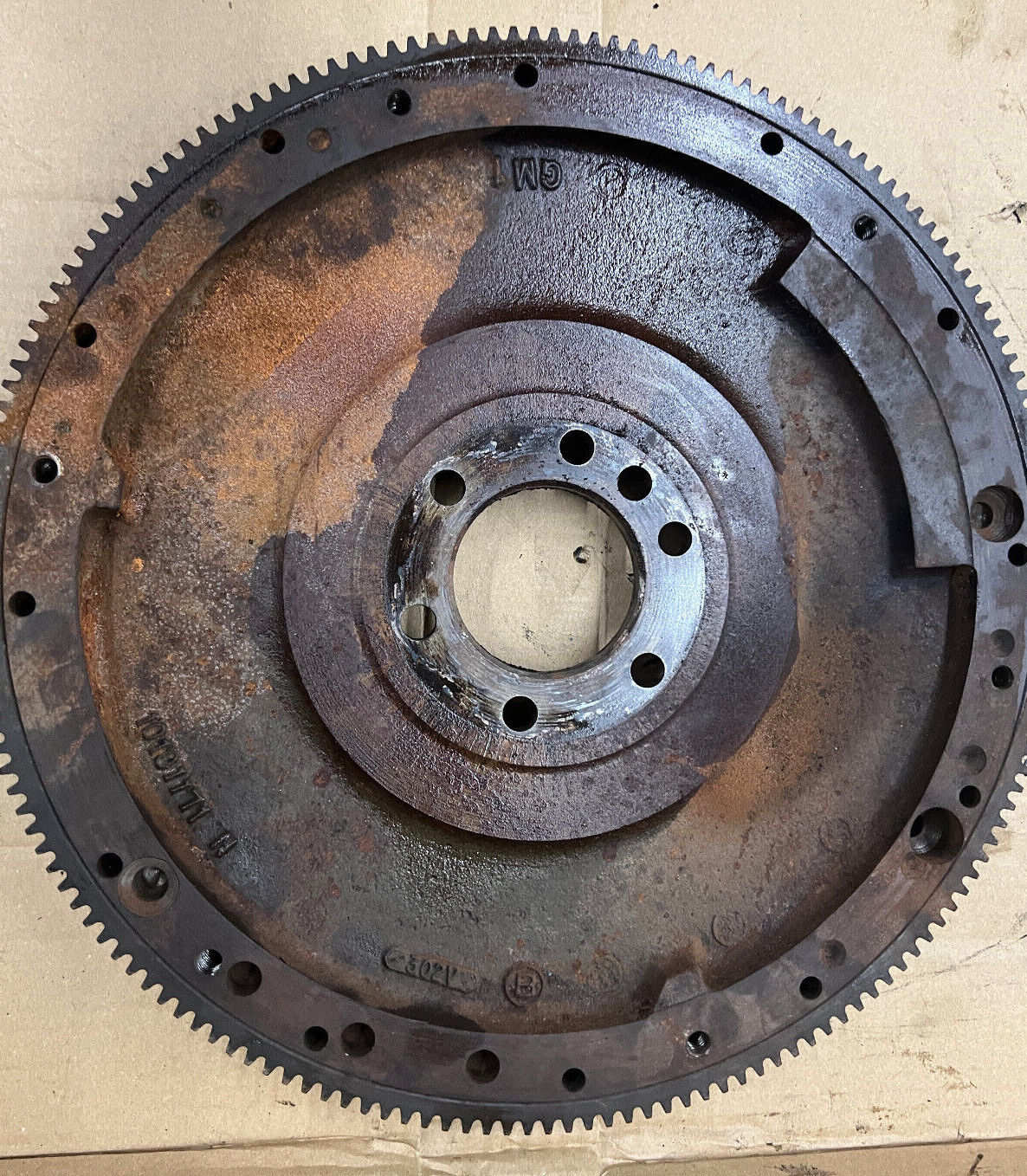 Mercruiser GM V8 8.2L BBC Flywheel # 10101171 N 10101171N - Fresh Stock Dated February 2026