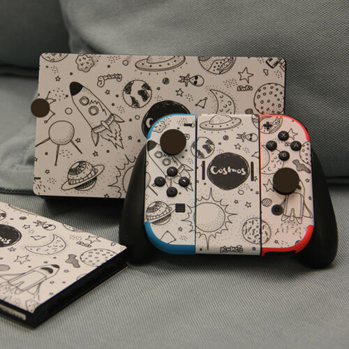 Nintendo Switch Lite Console Vinyl Skins Decals Cover Cute Cartoon Pattern New - Fresh Stock Dated December 2025