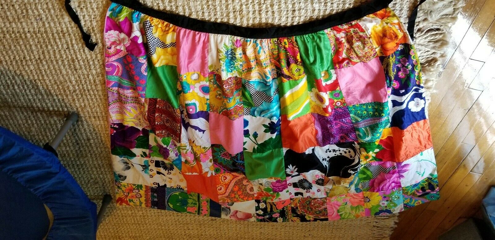 Vtg Retro ALICE Polynesian Fashions Wrap Hostess mod MAXI Tiki Skirt OSFA Hawaii - Fresh Stock Dated February 2026