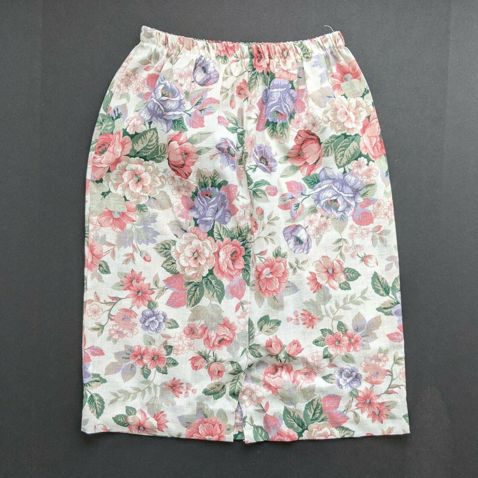 Vintage Grandma Floral Top & Skirt Set Tag sz 10 Puff Sleeves USA - Fresh Stock Dated February 2026