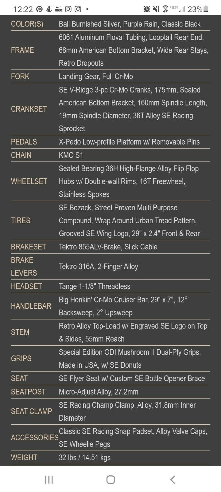 SE BIKE PURPLE RAIN BIG RIPPER - Fresh Stock Dated February 2026