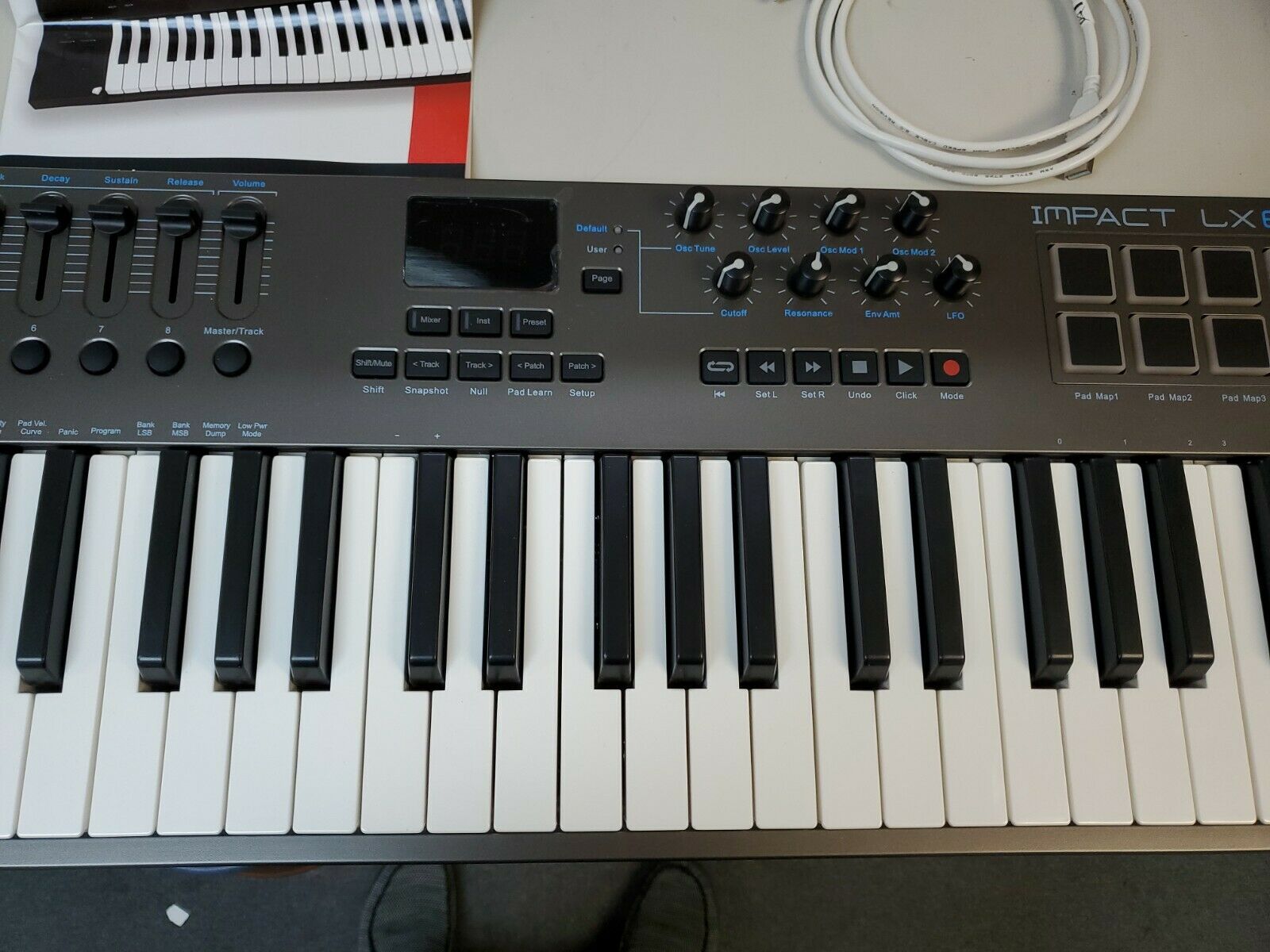 IMPACT 61+ USB CONTROLLER KEYBOARD NEKTAR INTEGRATED 8 TRACK MUSICAL - Fresh Stock Dated February 2026