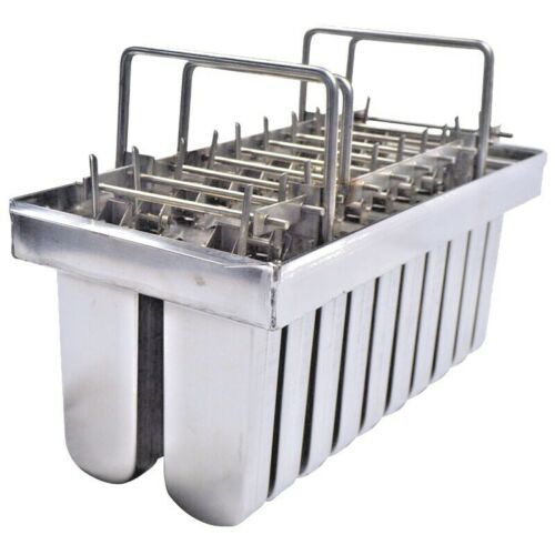 20pcs Stainless Steel Molds for Ice Pop Lolly Popsicle Ice Cream Molds Household - Fresh Stock Dated February 2026