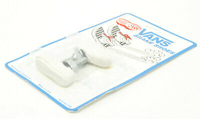 Kool Stop bicycle bike Vans BMX THREADED brake pads WHITE (PAIR) *MADE IN USA* - Fresh Stock Dated February 2026