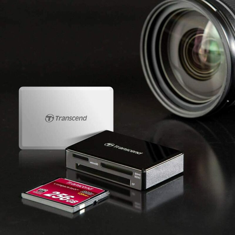 Transcend USB 3.1 Gen 1 Multifunctional Card Reader TS-RDF8K2 - Fresh Stock Dated February 2026