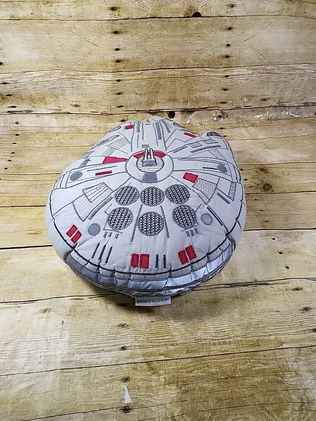 Pottery Barn Kids Millennium Falcon Pillow Star Wars Throw Pillow Cushion - Fresh Stock Dated February 2026