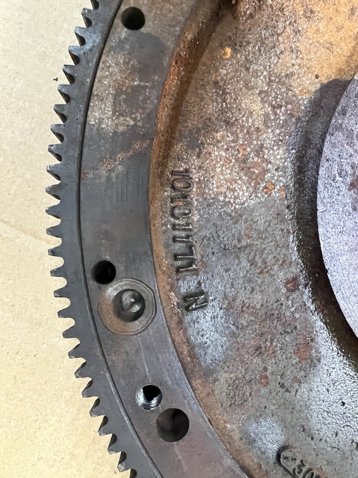 Mercruiser GM V8 8.2L BBC Flywheel # 10101171 N 10101171N - Fresh Stock Dated February 2026