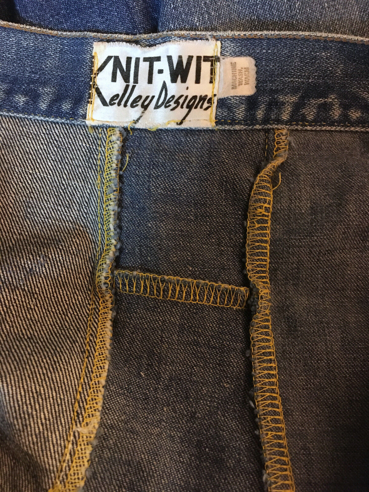 1970s True Vintage Denim Patchwork A-Line High Waist Hippie Boho Skirt S - Fresh Stock Dated March 2026