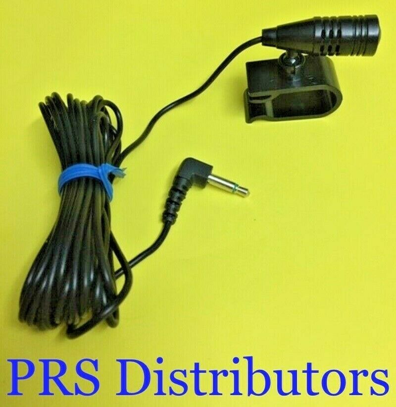 3.5mm Microphone For Car Stereo GPS DVD Bluetooth Enabled External Mic - Fresh Stock Dated December 2025