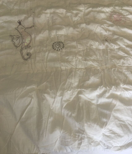 POTTERY BARN KIDS ISABELLE CASTLE QUILTED PILLOW SHAM EURO SIZE NEW SOLD OUT - Fresh Stock Dated December 2025