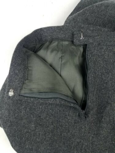Vintage Hunt Valley Gray Wool A Line Skirt Pencil Womens Size 12 Lined - Fresh Stock Dated February 2026